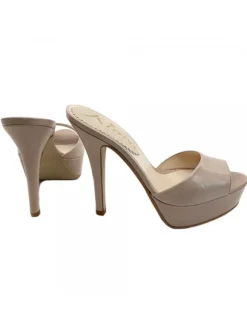 BEIGE GENUINE LEATHER SANDALS SIZE UP TO 42