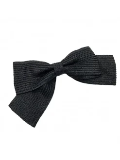 BLACK BOW WITH PIN