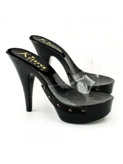 BLACK CINDERELLA CLOGS