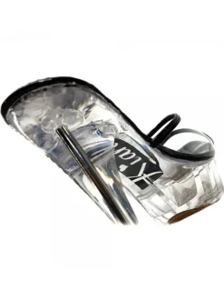 BLACK CRYSTAL SANDAL