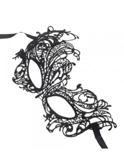 Black Lace Mask | Elegance and Seduction for BDSM and Themed Parties