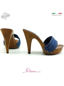 CLOG DENIM HEEL 11