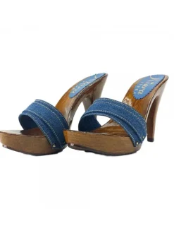 CLOG DENIM HEEL 11