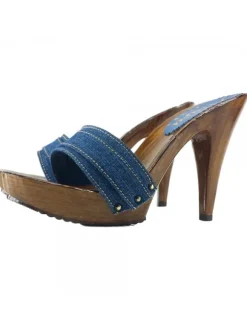 CLOG DENIM HEEL 11