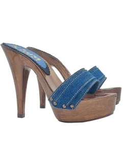 CLOG DENIM MOKA HEEL 13
