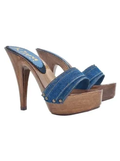CLOG DENIM MOKA HEEL 13