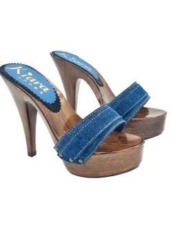 CLOG DENIM MOKA HEEL 13