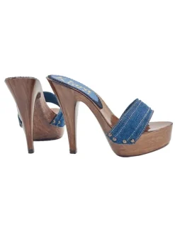 CLOG DENIM MOKA HEEL 13