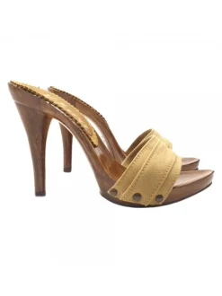 CLOG OCHER HEEL 12