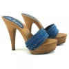 CLOGS IN JEANS HEEL 13 MOU
