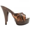 CLOGS IN PYTHON LEATHER