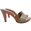 CLOGS IN TAUPE