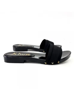 CLOGS LOW BLACK-MADE IN ITALY