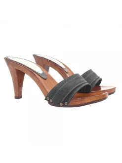CLOGS WITH DOUBLE GRAY BAND