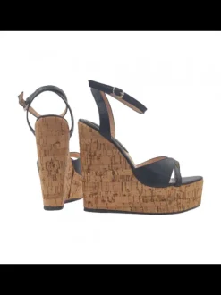 14 CM HIGH CORK WEDGE CLOGS