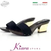Comfortable Clogs with Gold Heel
