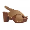 COMFORTABLE SANDALS 9 CM HEEL ADJUSTABLE STRAP