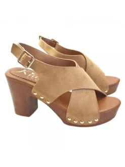 COMFORTABLE SANDALS 9 CM HEEL ADJUSTABLE STRAP