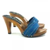 CONFORTABLE HEEL CLOG DENIM