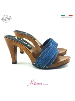 CONFORTABLE HEEL CLOG DENIM