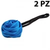 FLOWER WRAP CHIGNON BLUE HAIR 2PZ
