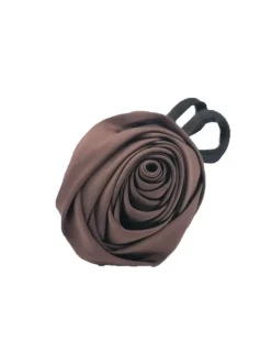 FLOWER WRAP CHIGNON BROWN HAIR 2PZ
