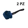 FLOWER WRAP CHIGNON DARK BLUE HAIR 2PCS