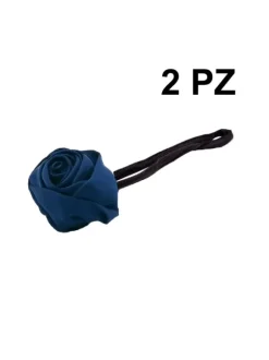 FLOWER WRAP CHIGNON DARK BLUE HAIR 2PCS