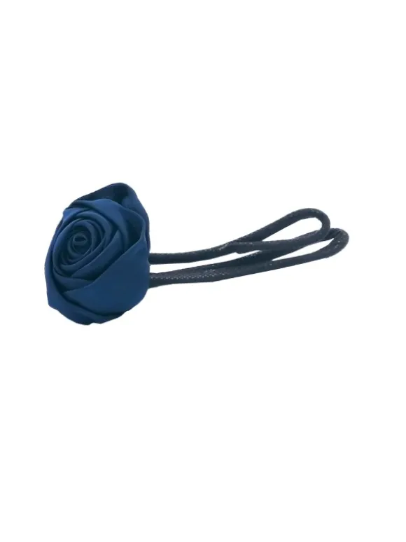 FLOWER WRAP CHIGNON DARK BLUE HAIR 2PCS