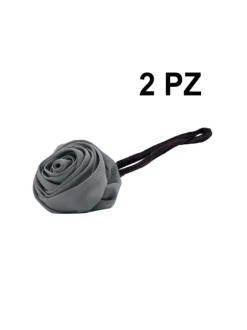 FLOWER WRAP CHIGNON HAIR GRAY 2PZ