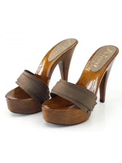 HEEL CLOGS ITALIAN-K9101 TAU