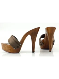 HEEL CLOGS ITALIAN-K9101 TAU