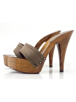 HEEL CLOGS ITALIAN-K9101 TAU