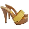 HEEL CLOGS OCHER