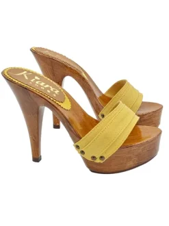 HEEL CLOGS OCHER