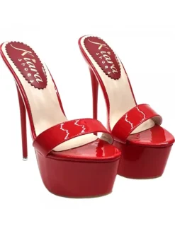 HIGH RED STILETTO SEXY SIZE UP TO 44