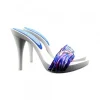Italian clogs with stiletto heel and boreal band - HEEL 12 CM