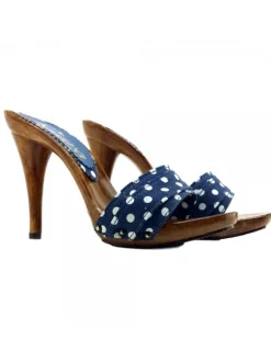 Lady  Clogs  Pois Ble