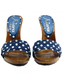Lady  Clogs  Pois Ble