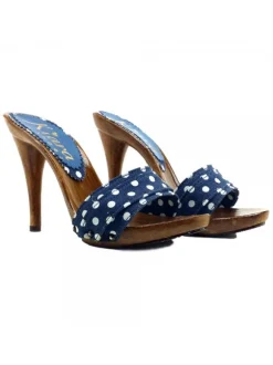 Lady  Clogs  Pois Ble