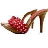 Lady  Clogs  Pois Red