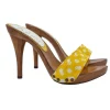 Lady  Clogs  Pois Yellow
