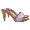 LILAC SPRING CLOGS HEEL 9
