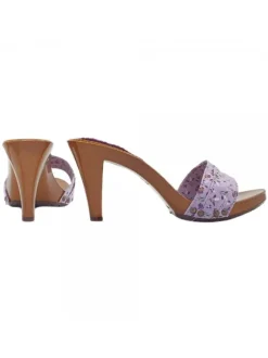 LILAC SPRING CLOGS HEEL 9