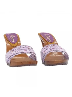LILAC SPRING CLOGS HEEL 9