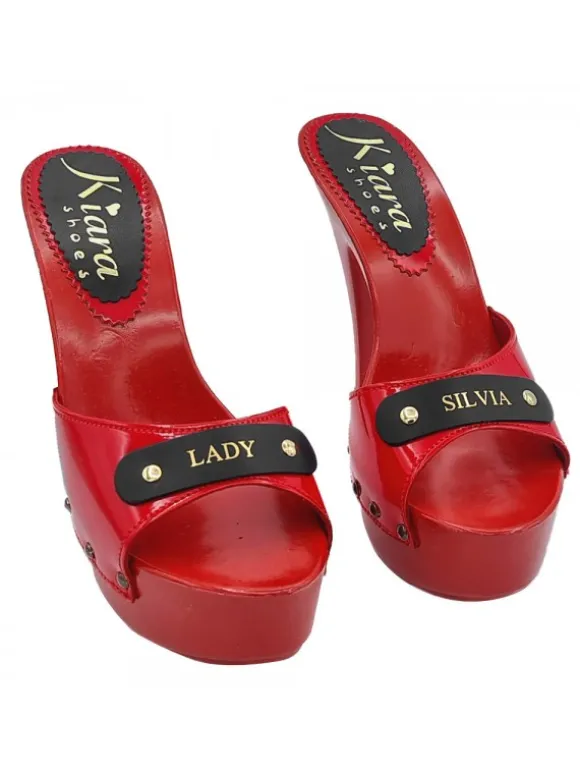 PERSONALIZED PATENT LEATHER CLOGS 13
