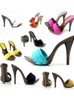 SANDALS DIFFERENT COLORS heel 12 cm