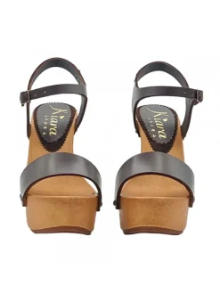 SANDALS WITH 13 CM HEEL & STRAP - MADE IN ITALY