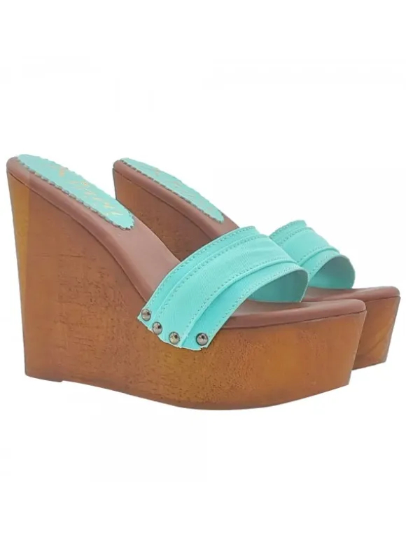 SMERALD CLOG WEDGE HEEL 13