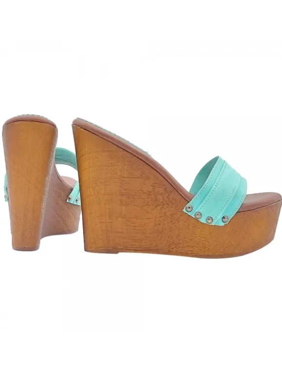 SMERALD CLOG WEDGE HEEL 13